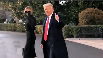 Donald J. Trump mit seiner Frau (2021)