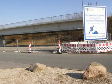 Spannbetonbrücke an der A2