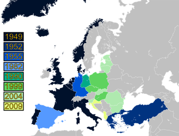 12 neue Staaten wurden nach der "Teilvereinigung" Deutschlands bereits aufgenommen. Ein Ende ist nicht in Sicht.