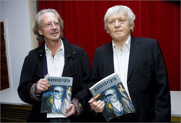 Alfred Kolleritsch und Peter Handke (2013), Archivbild