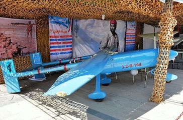 Ababil-3 auf einer Waffenausstellung im Iran (Symbolbild)