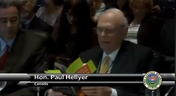 Paul Hellyer - "Citizen Hearing" 2013