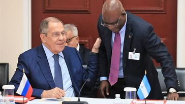 Der russische Außenminister Sergei Lawrow bei einem diplomatischen Treffen im UNO-Hauptquartier in New York in September 2022.  Bild: www.globallookpress.com