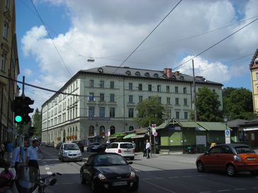 Der Hofbräukeller an der Inneren Wiener Straße und am Wiener Markt