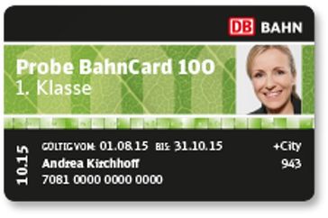 BahnCard 100 Bild: bahn.de