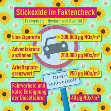 Stickoxide (NOx): Wurden Grenzwerte absichtlich so klein gemacht um die deutsche Automobilindustrie zu (zer-)stören?