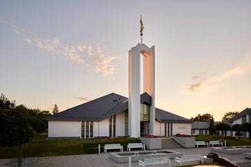 Der Tempel der Kirche Jesu Christi der Heiligen der Letzten Tage in Freiberg.  Bild: "obs/Kirche Jesu Christi der Heiligen der Letzten Tage"