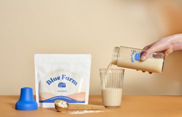 Hafermilch selbst mixen: mit dem Blue Farm Starter Kit  Bild: Blue Farm Fotograf: Blue Farm