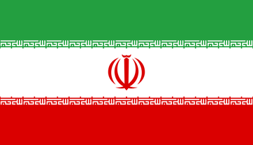 Flagge Islamischen Republik Iran