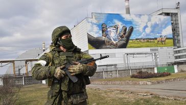 März 2022: Russisches Militär kontrolliert das AKW Tschernobyl Bild: Komsomolskaya Pravda/Global Look Press / www.globallookpress.com