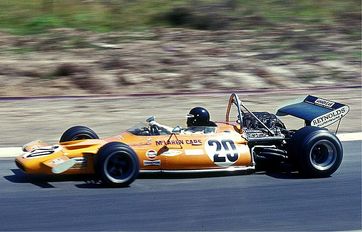 Peter Gethin im McLaren M19A im Jahr 1971. Bild: Lothar Spurzem / wikipedia.org