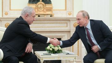 Benjamin Netanjahu (links) und Wladimir Putin am 30. Januar 2020 im Kreml Bild: Sputnik / Jewgenij Bijatow / RIA Nowosti