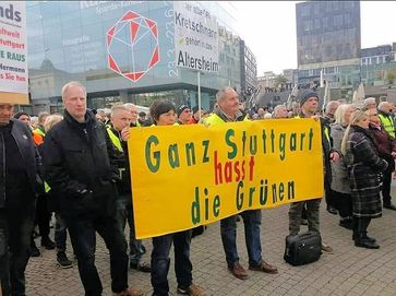 Eine vielzahl an Stuttgarter Bürgern fühlt sich durch die Grünen verraten (Symbolbild)
