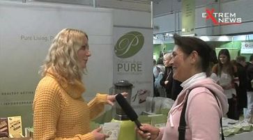 Screenshot aus dem Youtube Video " ExtremNews besucht die VeggieWorld 2013"