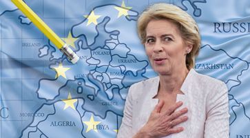 Bild: Hintergrund: Freepik (3); Von der Leyen: © European Union 2019 – Source: EP, Flickr, CC BY 4.0; Komposition: Wochenblick / Eigenes Werk