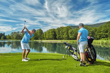 9 Golfplätze - unzählige Glücksmomente, das ist der Golf & Seen Sommer Bild: © Golf & Seen Fotograf: ARGE Golf & Seen c/o Tourismusverband Mondsee-Irrsee