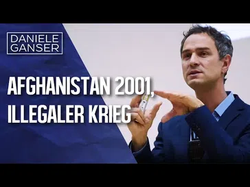 Bild: SS Video: "Dr. Daniele Ganser: Afghanistan 2001, ein illegaler Krieg (Dresden 1.11.2016)" (https://youtu.be/J_yCqFLPlwI) / Eigenes Werk