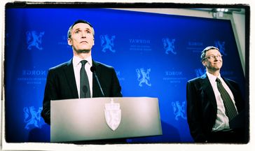 Jens Stoltenberg und Bill Gates (2013), Archivbild