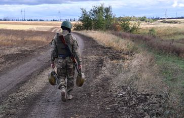 Ein Kämpfer des privaten russischen Militärunternehmens Gruppe Wagner in der Donezker Volksrepublik (06. September 2022) Bild: WIKTOR ANTONJUK / Sputnik