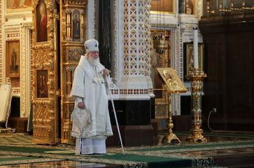 Patriarch Kyrill I. ,bürgerlich Wladimir Michailowitsch Gundjajew (2022)