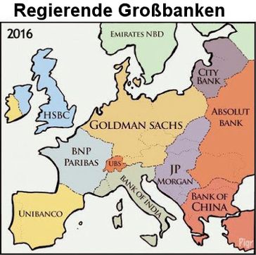 Kritik wird europaweit laut gegen Großbankenchefs in der Politik: Viele halten die immer wärend gleichen Banken für "Regierende Großbanken"(Symbolbild)