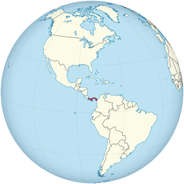 Panama auf der Welt