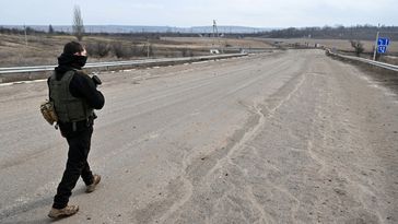 Kämpfer der Wagner-Gruppe auf der Straße nach Artjomowsk (2023) Bild: Ewgeni Bijatow / Sputnik