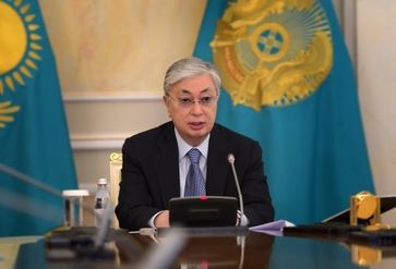 Kasachstans Präsident Kassym-Schomart Tokajew: Aufbruch zu neuen Horizonten.  Bild: "obs/Botschaft der Republik Kasachstan in der Bundesrepublik Deutschland"