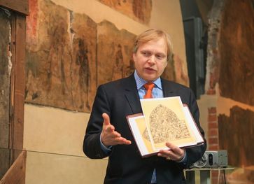 Wandmalereien des mittelalterlichen Dominikanerklosters sind im Neuen Augusteum zugänglich. Prof. Dr
Quelle: Foto: Swen Reichhold/Universität Leipzig (idw)