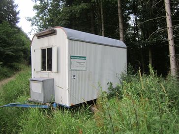 Gestohlener Bauwagen Bild: Polizei