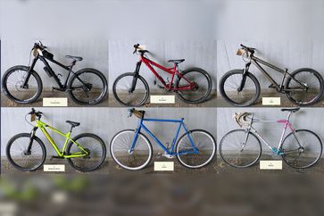 Wer erkennt sein Fahrrad wieder(von links nach rechtsobere Reihe: Transalp - Specialized - Giantuntere Reihe: Bergamont Revox - Leader - Benotto Bild: Polizei