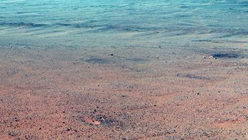 Krater Endeavour auf dem Mars Bild: NASA. Arizona State University