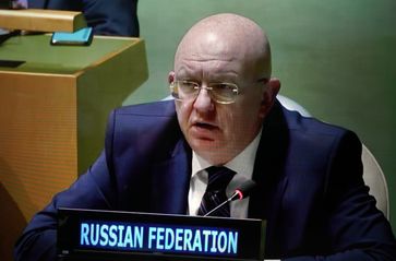 Archivbild: Russlands UN-Botschafter Wassili Nebensja. Bild: Bryan Smith / Sputnik