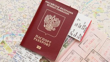 Symbolbild: Ein russischer Reisepass