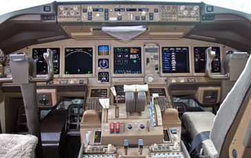 MH370: Armaturen im Cockpit