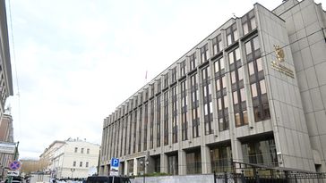 Gebäude des Föderationsrats der Russischen Föderation in Moskau Bild: Sputnik / Pawel Bednjakow