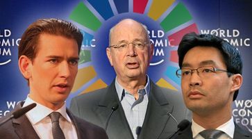 Bild: Schwab & Rösler: beide World Economic Forum, Wikimedia Commons, CC BY-SA 2.0; Kurz: Michael Lucan, Wikimedia Common, CC BY-SA 3.0 DE; Collage: Wochenblick/Eigenes Werk