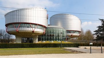 Gebäude des Europäischen Gerichtshofes für Menschenrechte (EGMR) in Straßburg