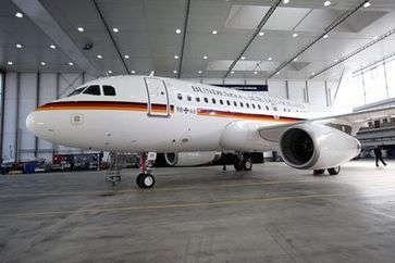 Die neue A319CJ der Flugbereitschaft des BMVg. Bild: Luftwaffe/Sylvia Wiemers