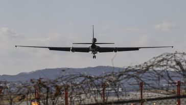 Ein Aufklärungsflugzeug vom Typ Lockheed U-2S der US Air Force auf dem US-Stützpunkt Osan Air Base im südkoreanischen Pyeongtaek Bild: www.globallookpress.com / Seung Il Ryu