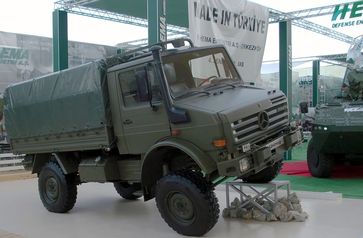 Unimog truck at IDEF in 2007.