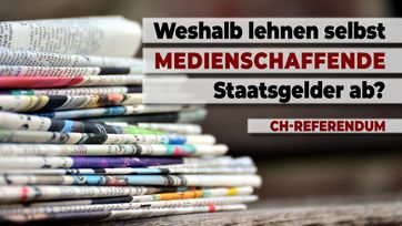 Bild: SS Video: "Schweizer-Referendum: Weshalb lehnen selbst Medienschaffende Staatsgelder ab?" (www.kla.tv/19934) / Eigenes Werk