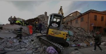 Bild: Screenshot Youtube Video "Terremoto 2016 Accumoli, Rieti, Amatrice "