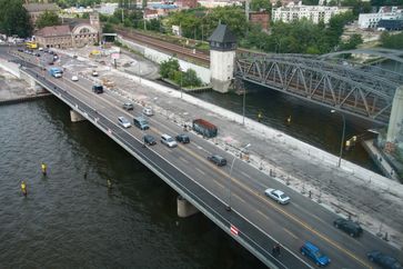 Die Elsenbrücke wird saniert.