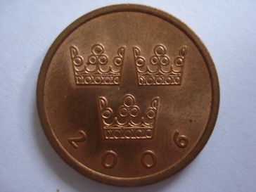 Eine halbe schwedische Krone