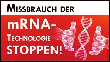 Bild: Screenshot Video: "Missbrauch der mRNA-Technologie stoppen!" (www.kla.tv/18298) / Eigenes Werk