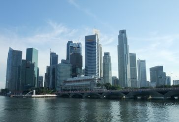 Skyline von Singapur, 2009