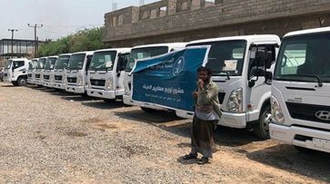Saudi-Arabien liefert 40 Wassertanker an sieben jemenitische Regierungsstellen