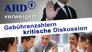 Bild: Screenshot Video: " ARD verweigert Gebührenzahlern kritische Diskussion" (www.kla.tv/18866) / Eigenes Werk