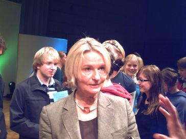 Kirsten Boie 2007 bei der Verleihung des Deutschen Jugendliteraturpreises für ihr Lebenswerk.